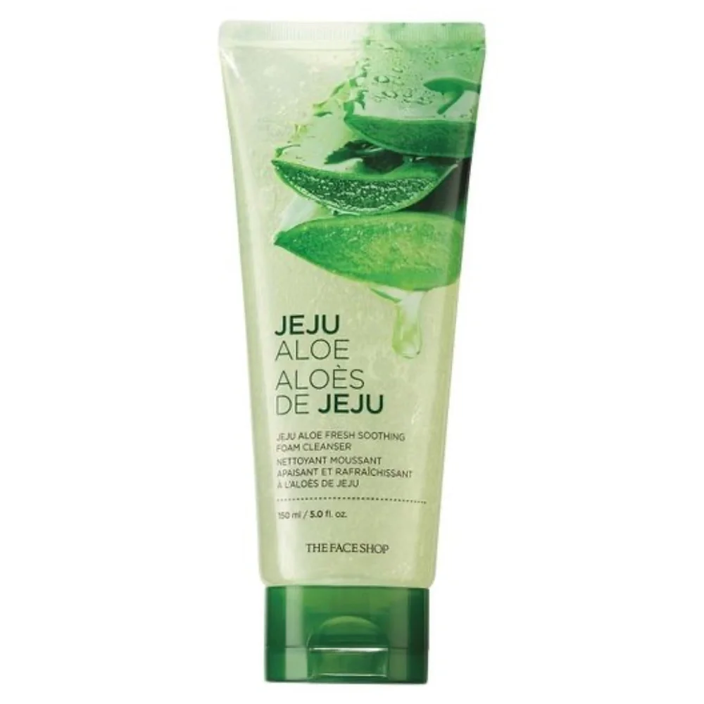 *THE FACE SHOP* Jeju Aloe Fresh Soothing Foam Cleanser 5 fl. oz.